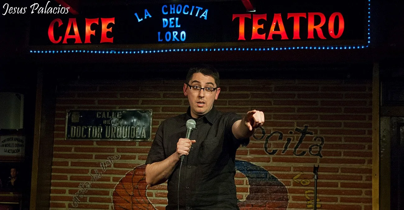 Marcos Félix Rolling Bufón actuando en La Chocita del Loro (Madrid)